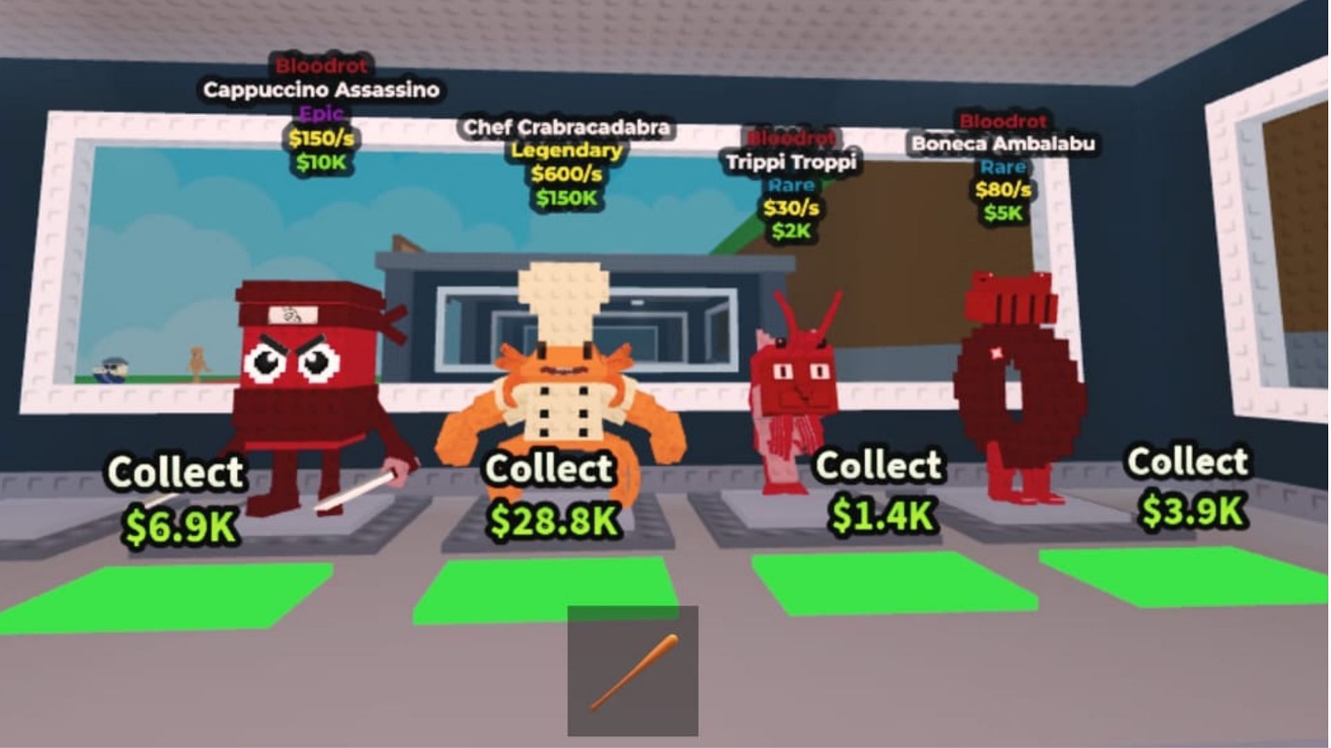 Characters with the Bloodrot Mutation (Image via Roblox)